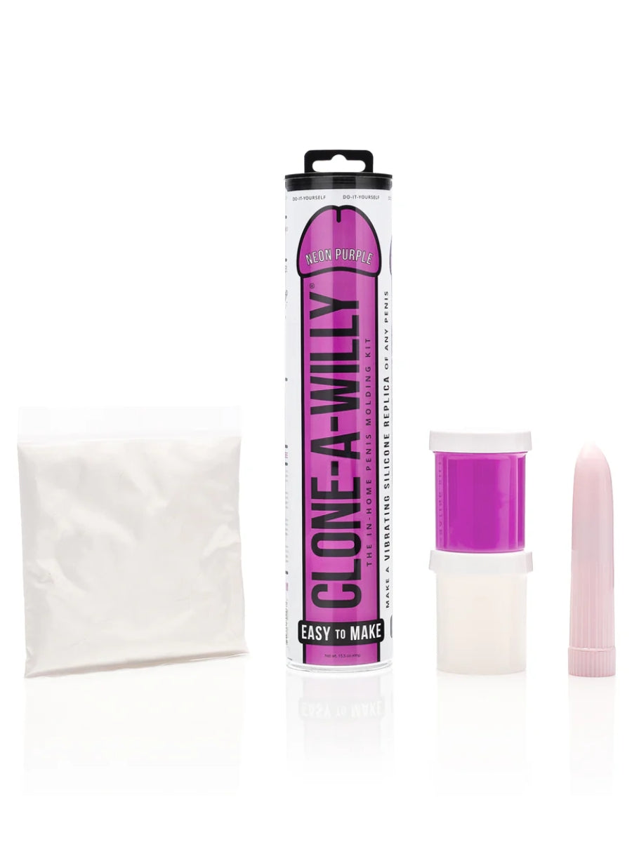 Clone-A-Willy DIY Vibrating Dildo Kit Neon Purple 3