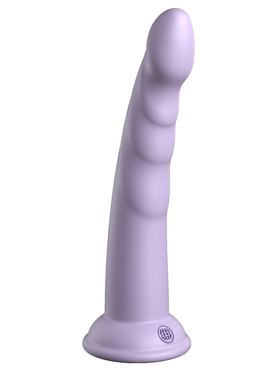 Dillio Platinum Slim Seven 7" Dildo Purple 2