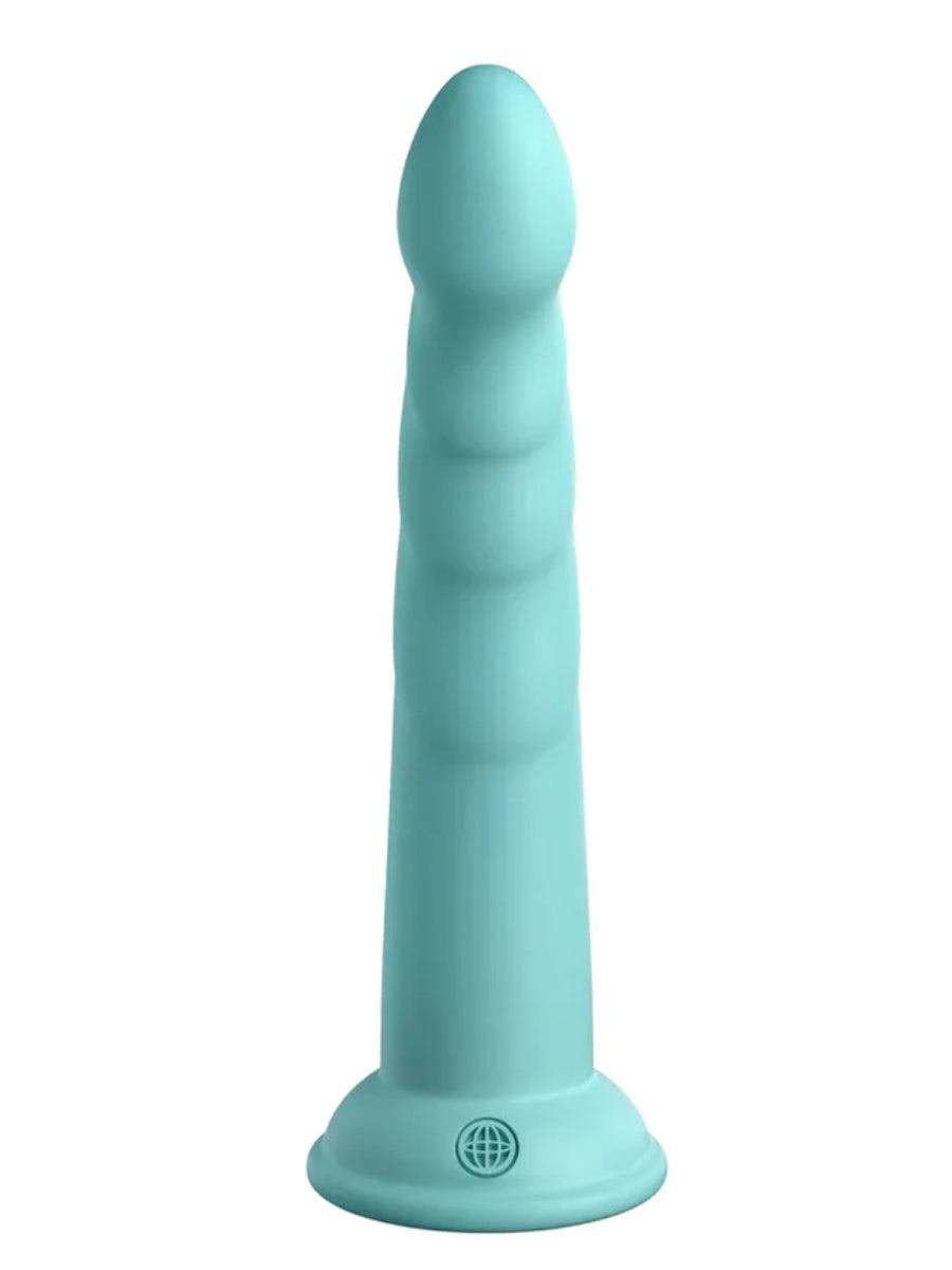 Dillio Platinum Slim Seven 7" Dildo Teal 3