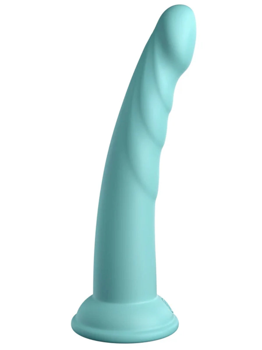 Dillio Platinum Slim Seven 7" Dildo Teal 4