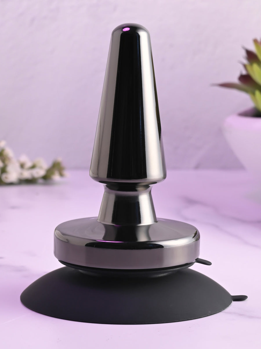 Evolved Beginner Vibrating Metal Anal Plug