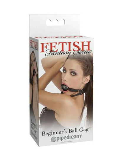 Fetish Fantasy Series Beginner's Solid Ball Gag Black 1