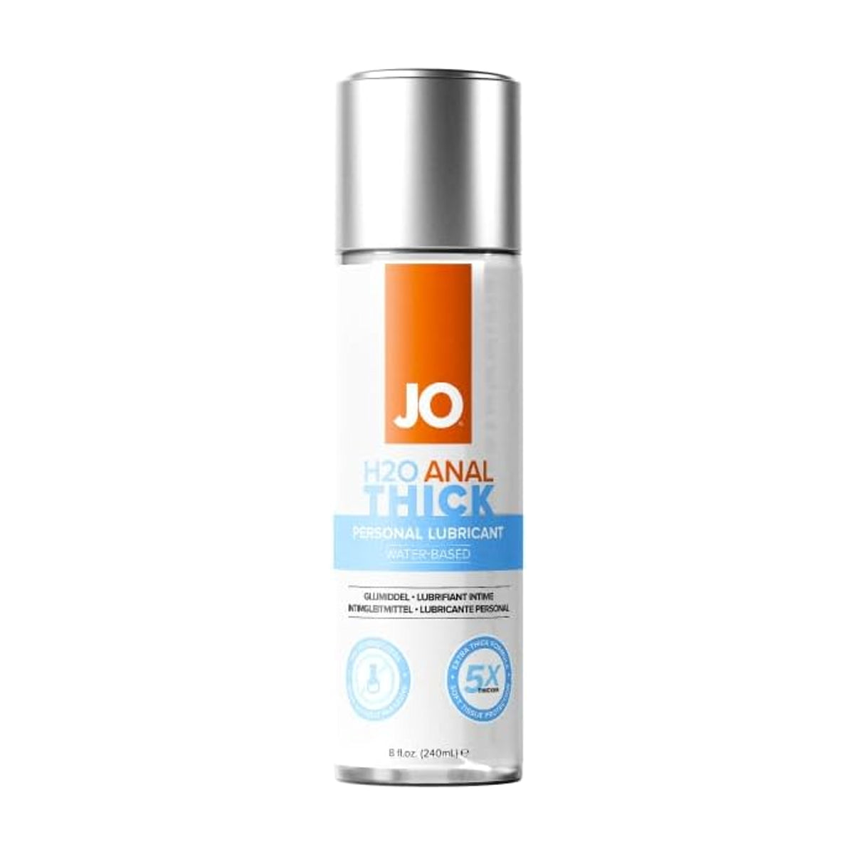 JO H2O Anal Thick Water-based Lubricant 240ml retail packaging