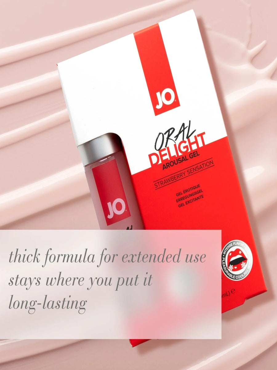 JO Oral Delight Arousal Gel Strawberry Sensation 30ml