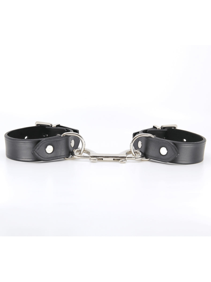 Love In Leather Leather Hand Cuffs