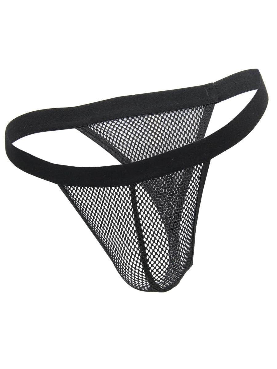 Love In Leather Mens Mesh G-String L/XL