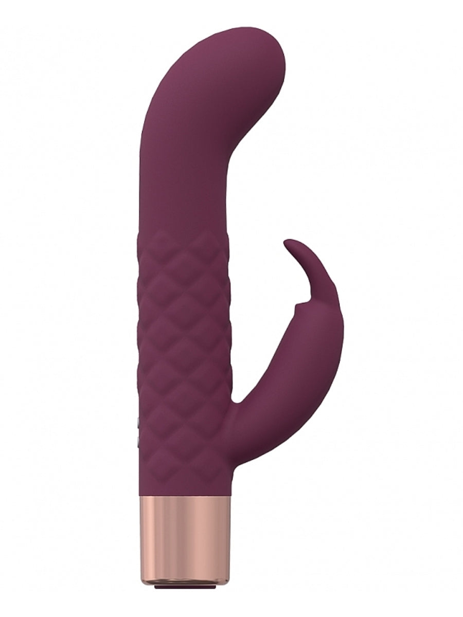 Loveline Devotion Mini Rabbit Vibrator Burgundy