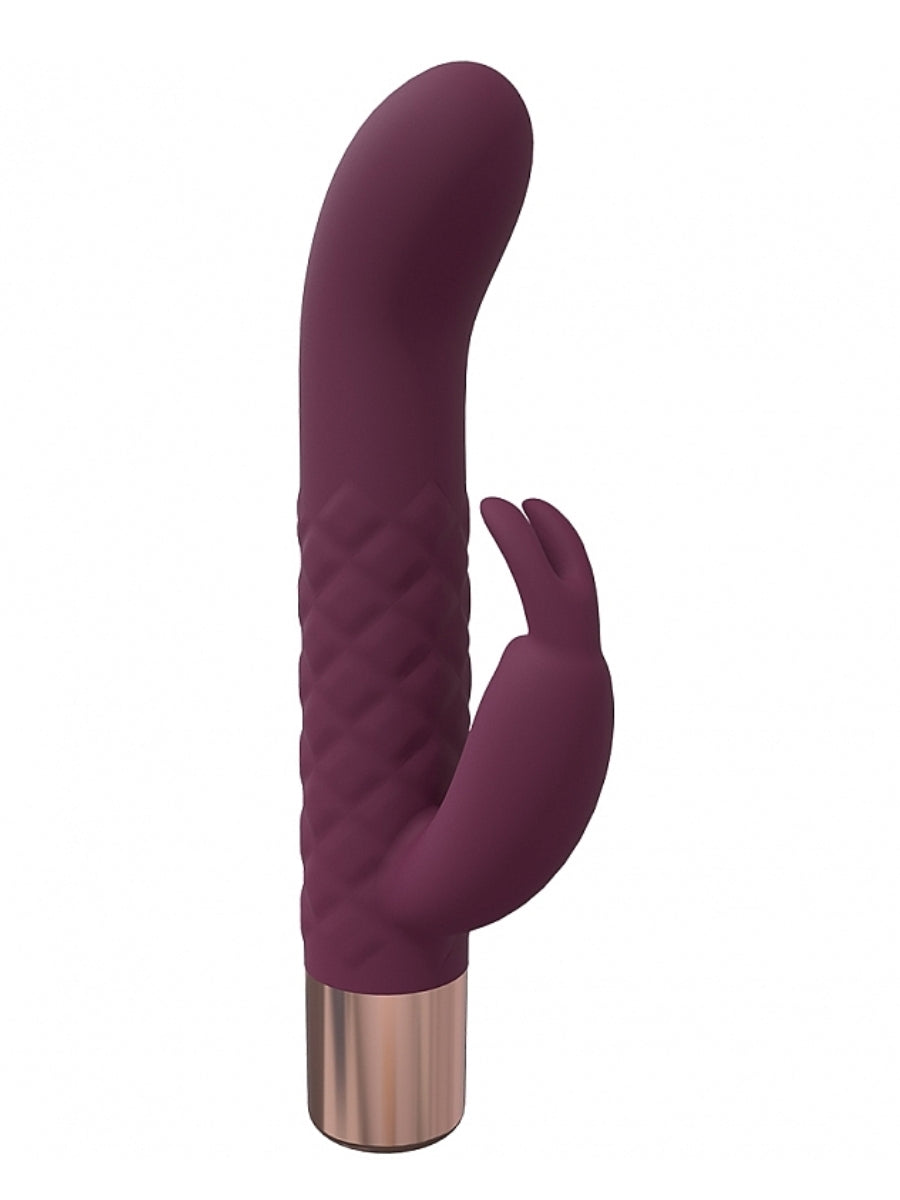 Loveline Devotion Mini Rabbit Vibrator Burgundy