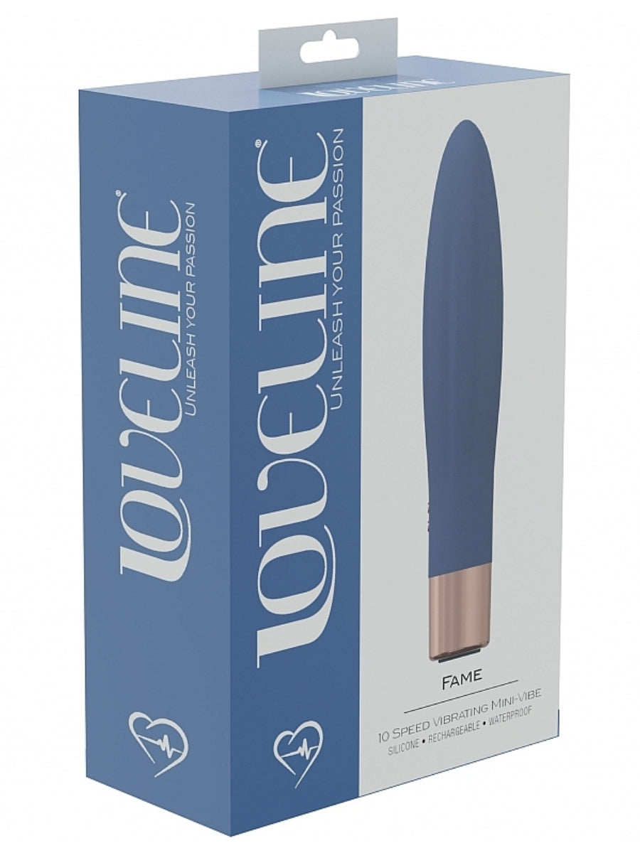 Loveline Fame Mini Bullet Vibrator Blue