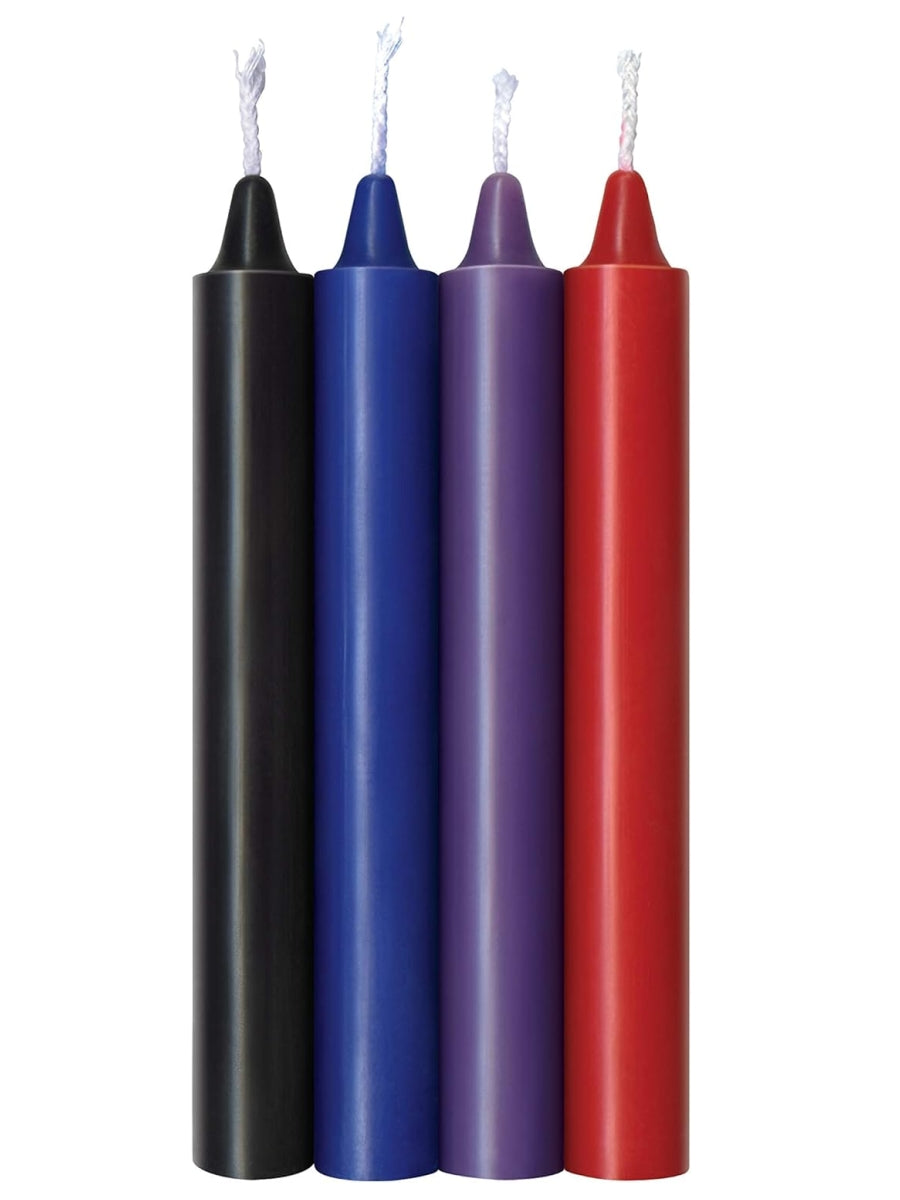 Make Me Melt Passion Tones Wax Drip Candles 4pk