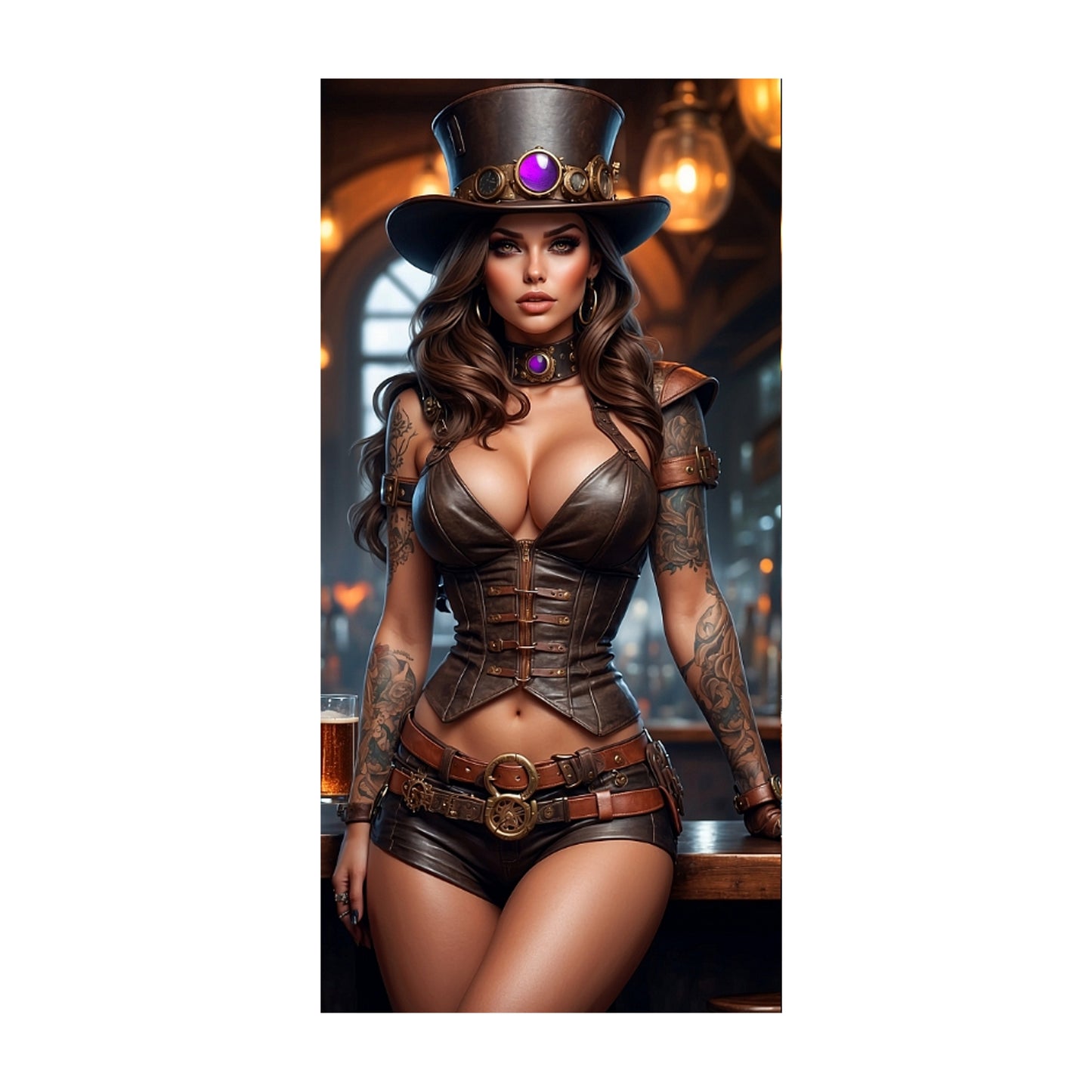 Steam Mistress Misty character poster artwork