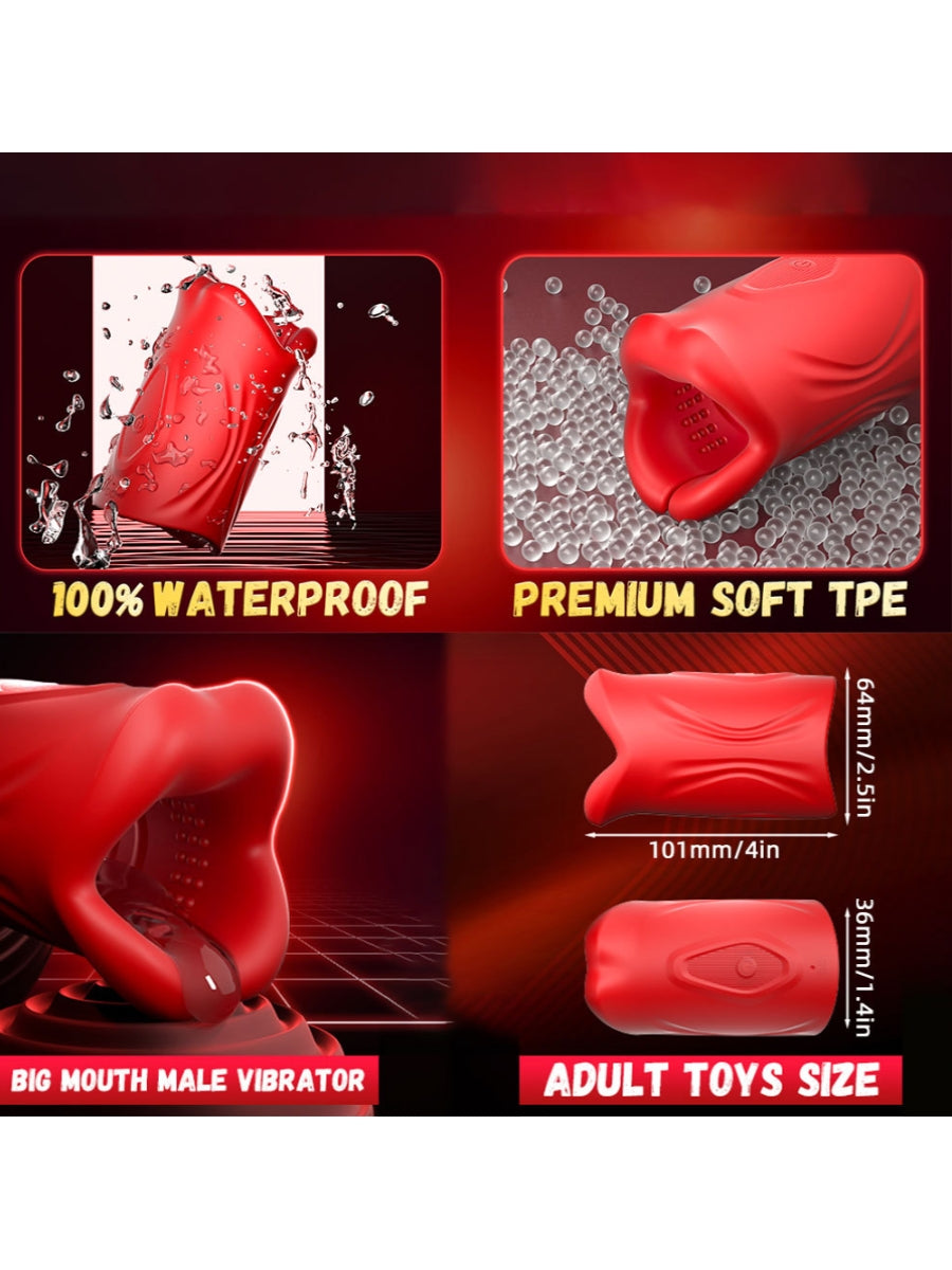 Mouth App Control Vibrating Masturbator