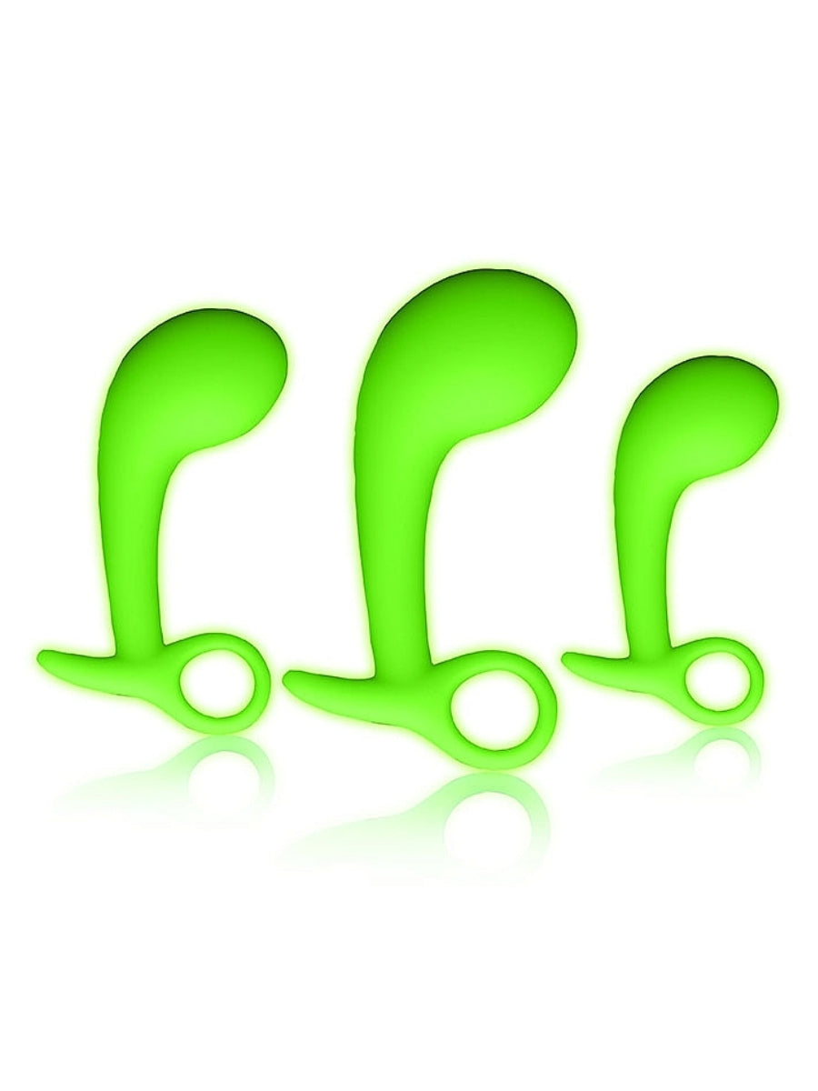 Ouch! Glow In The Dark 3 Piece Prostate Kit
