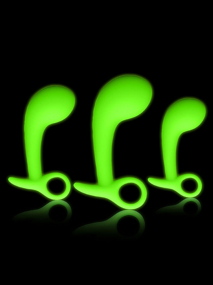 Ouch! Glow In The Dark 3 Piece Prostate Kit