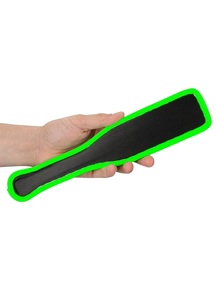 Ouch! Glow In The Dark Bonded Leather Paddle