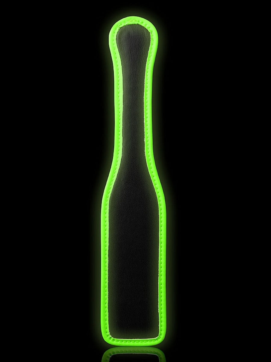 Ouch! Glow In The Dark Bonded Leather Paddle