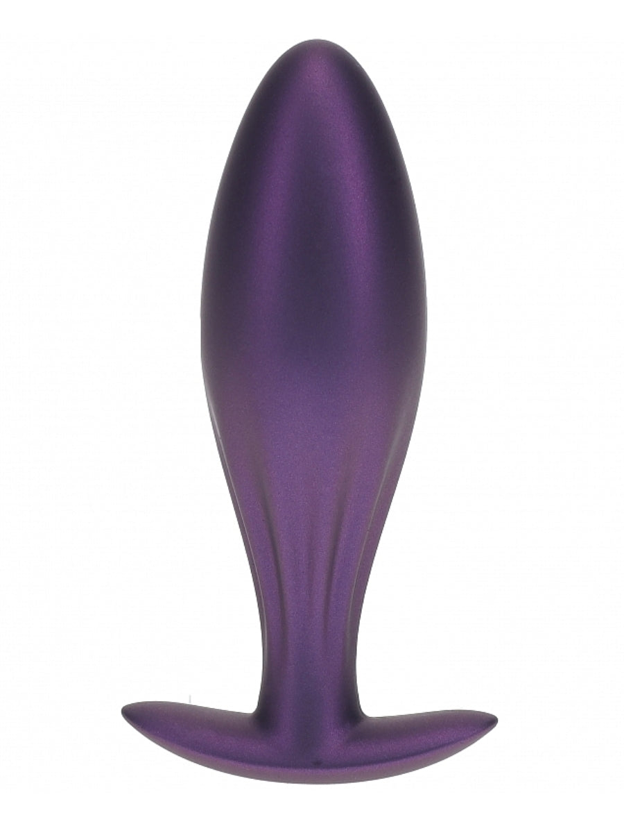 Ouch! Smooth Oval Silicone Anal Plug Purple