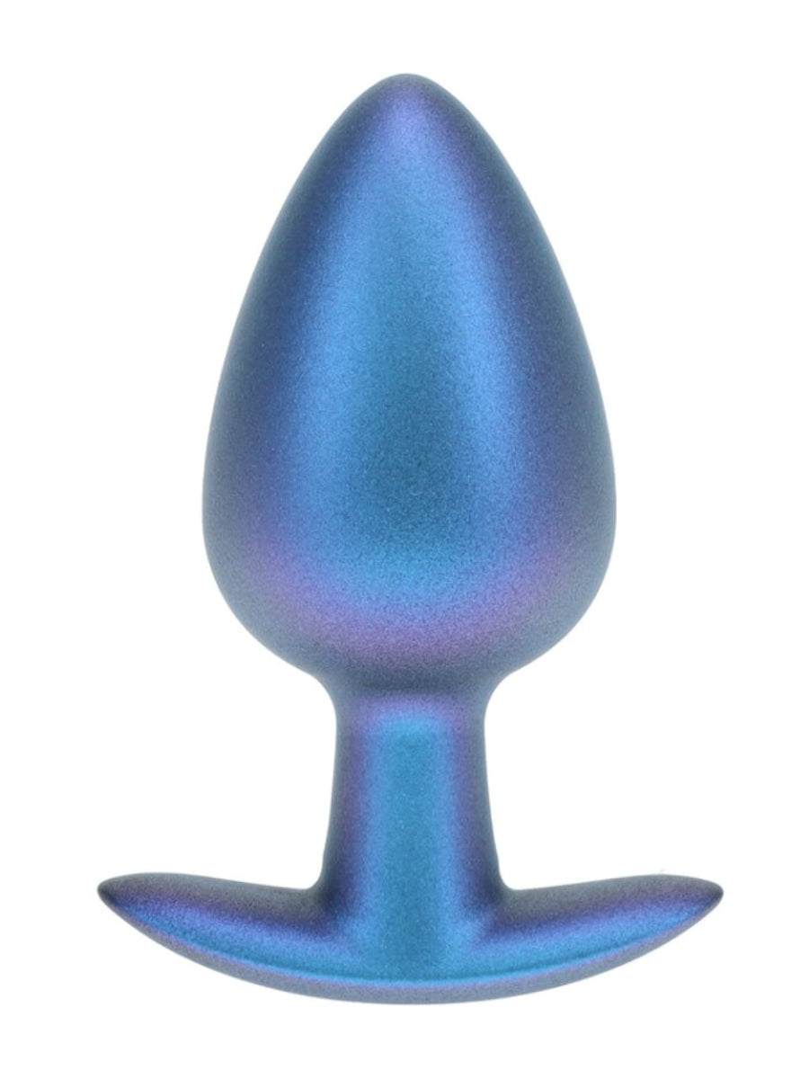 Ouch! Smooth Silicone Anal Plug Large Blue