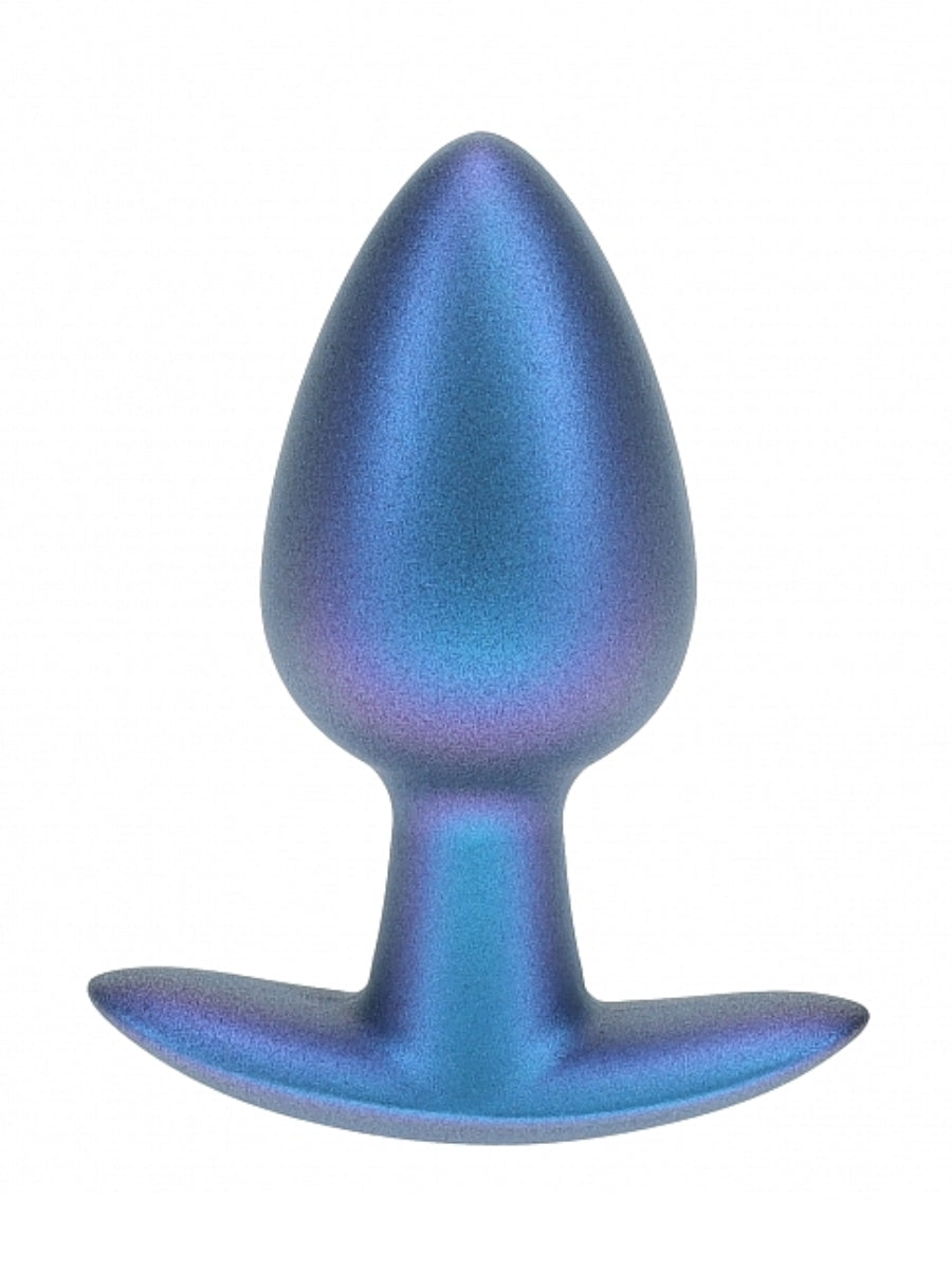 Ouch! Smooth Silicone Anal Plug Medium Blue