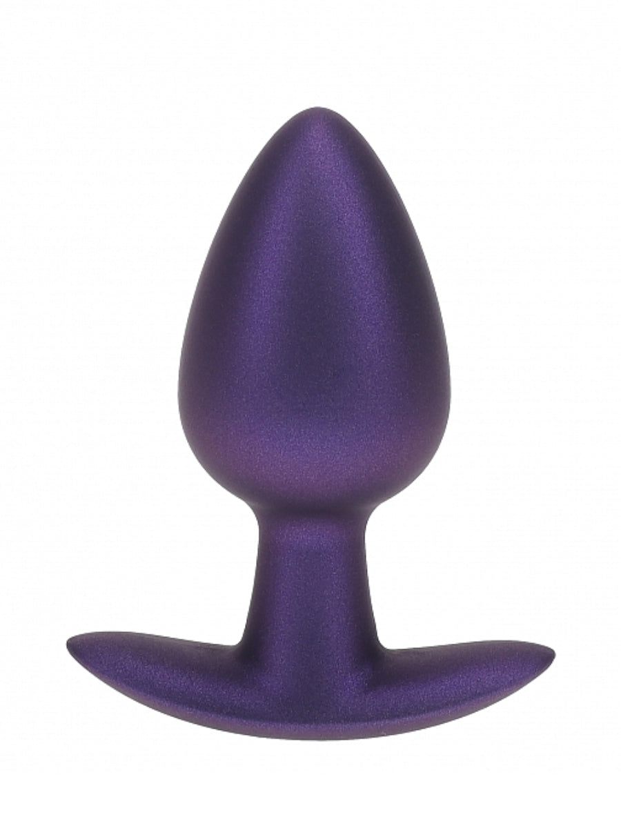 Ouch! Smooth Silicone Anal Plug Medium Purple