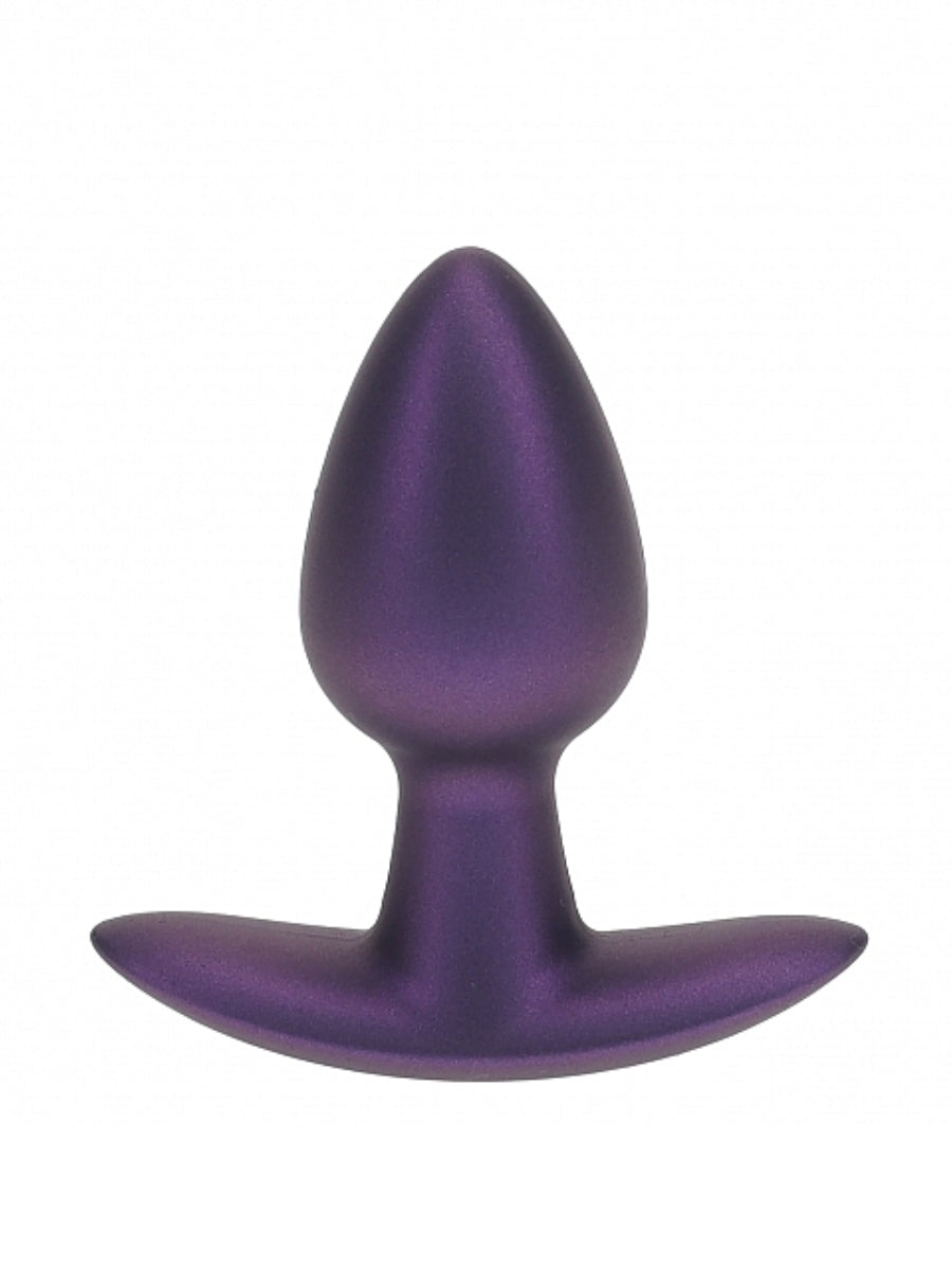 Ouch! Smooth Silicone Anal Plug Small Purple