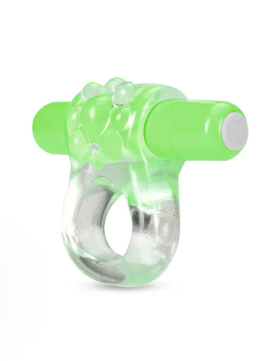 Play With Me Teaser Vibrating Cock Ring Glow In The Dark 2