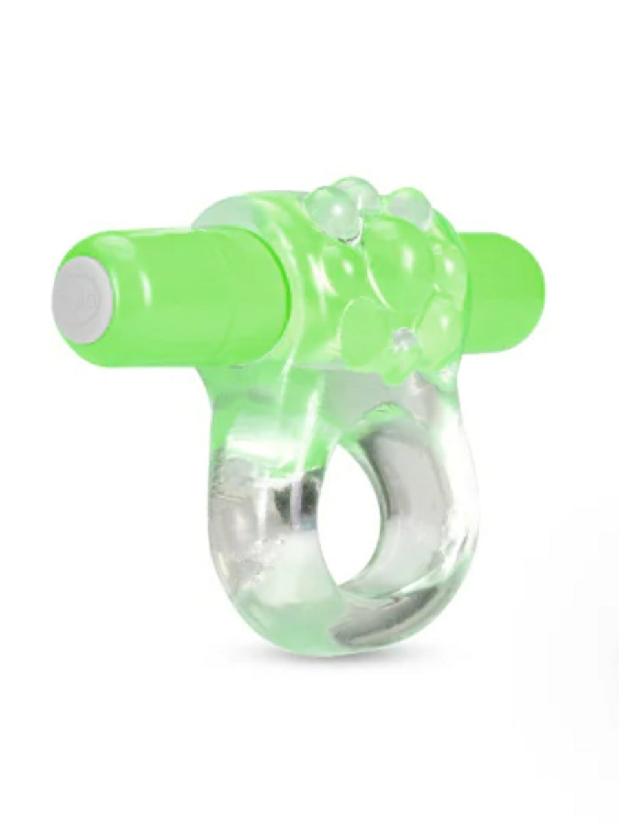 Play With Me Teaser Vibrating Cock Ring Glow In The Dark 3
