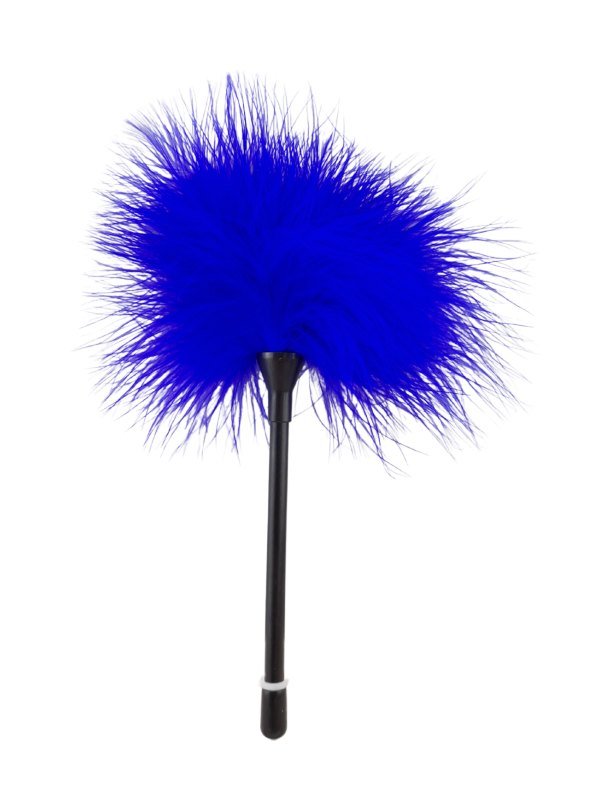 Poison Rose Fetish Feather Tickler Blue