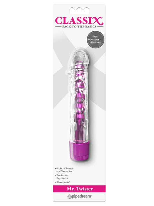 Pipedream Classix Mr. Twister Vibrator Pink