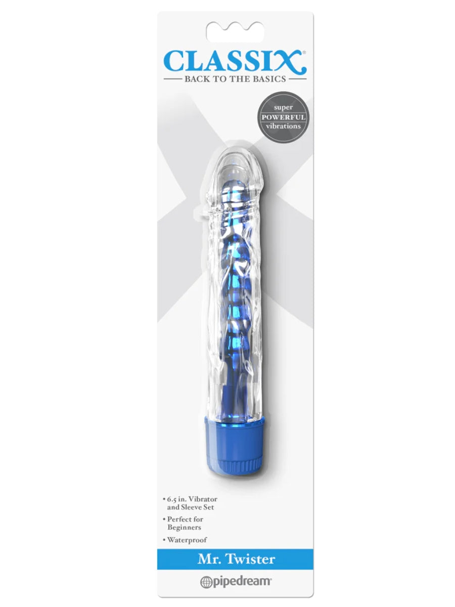Pipedream Classix Mr. Twister Vibrator Blue