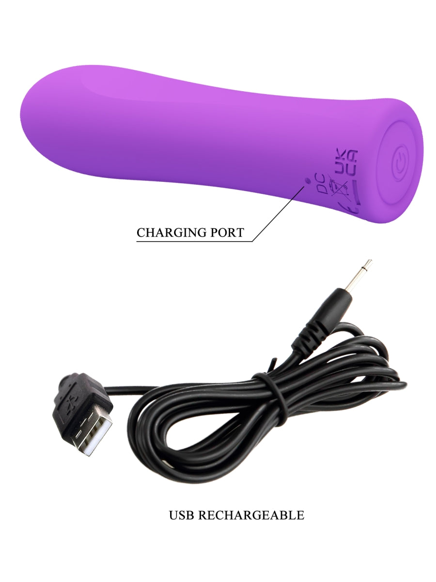 Pretty Love Alfreda Vibrating Bullet Purple