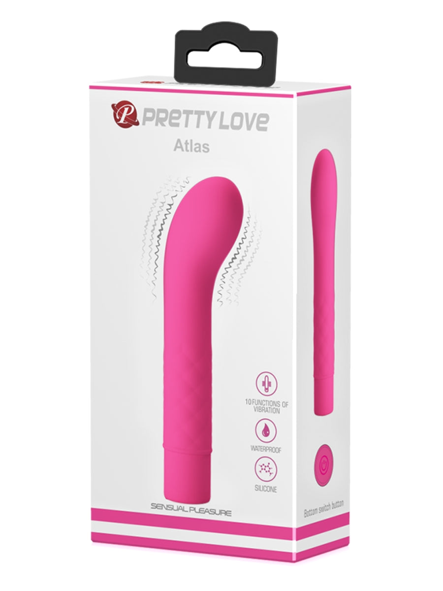 Pretty Love Atlas G-Spot Vibrator Hot Pink