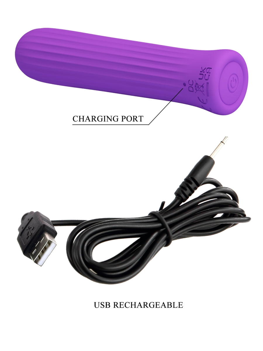 Pretty Love Blanche Vibrating Bullet Purple