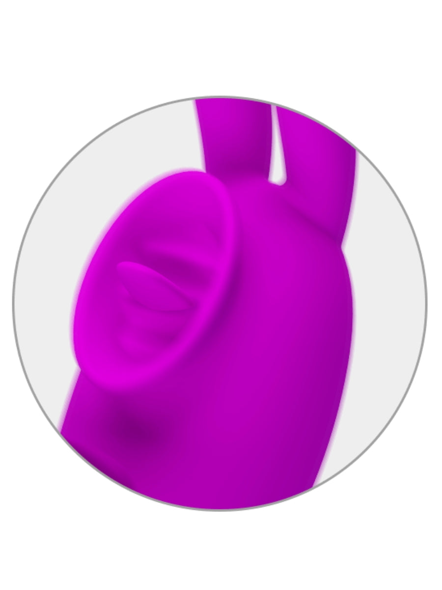 Pretty Love Cerberus Licking Rabbit Vibrator