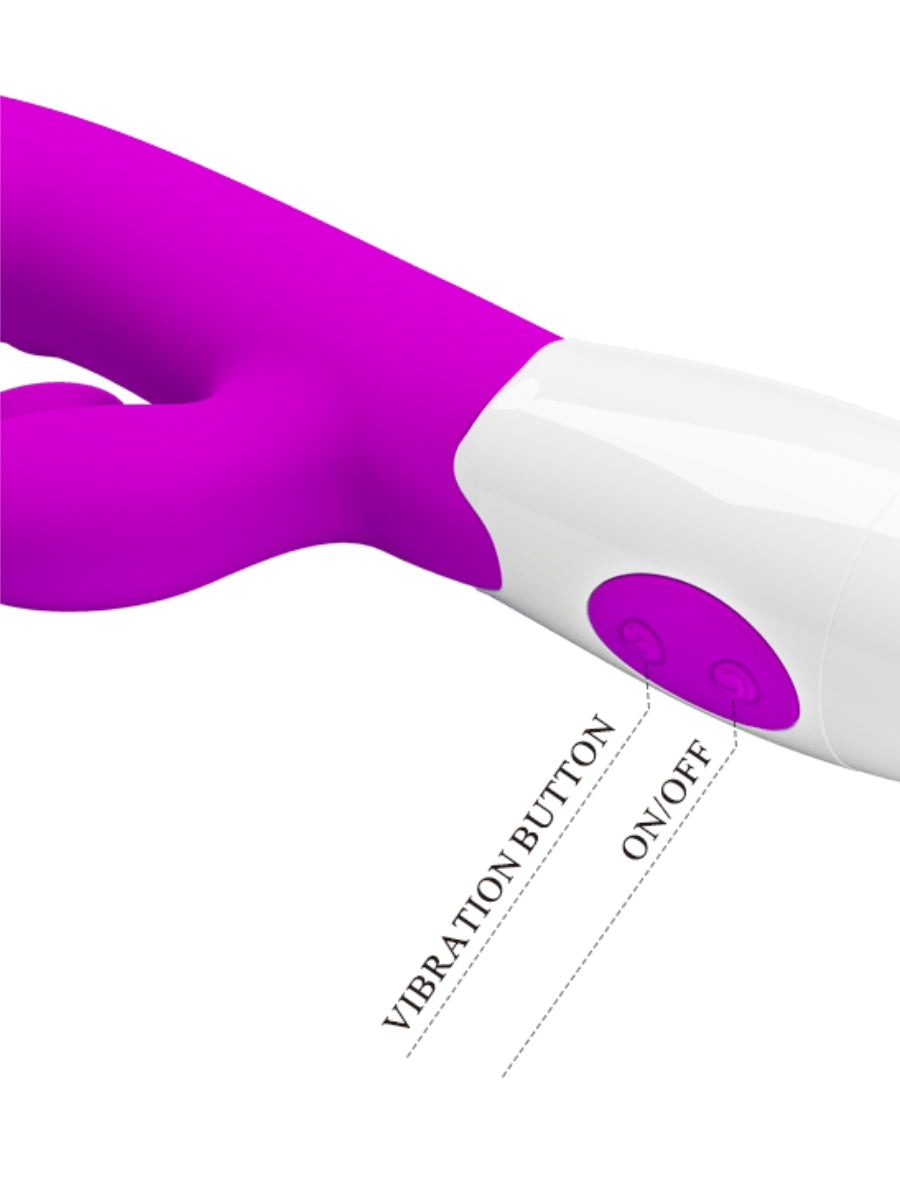 Pretty Love Cerberus Licking Rabbit Vibrator