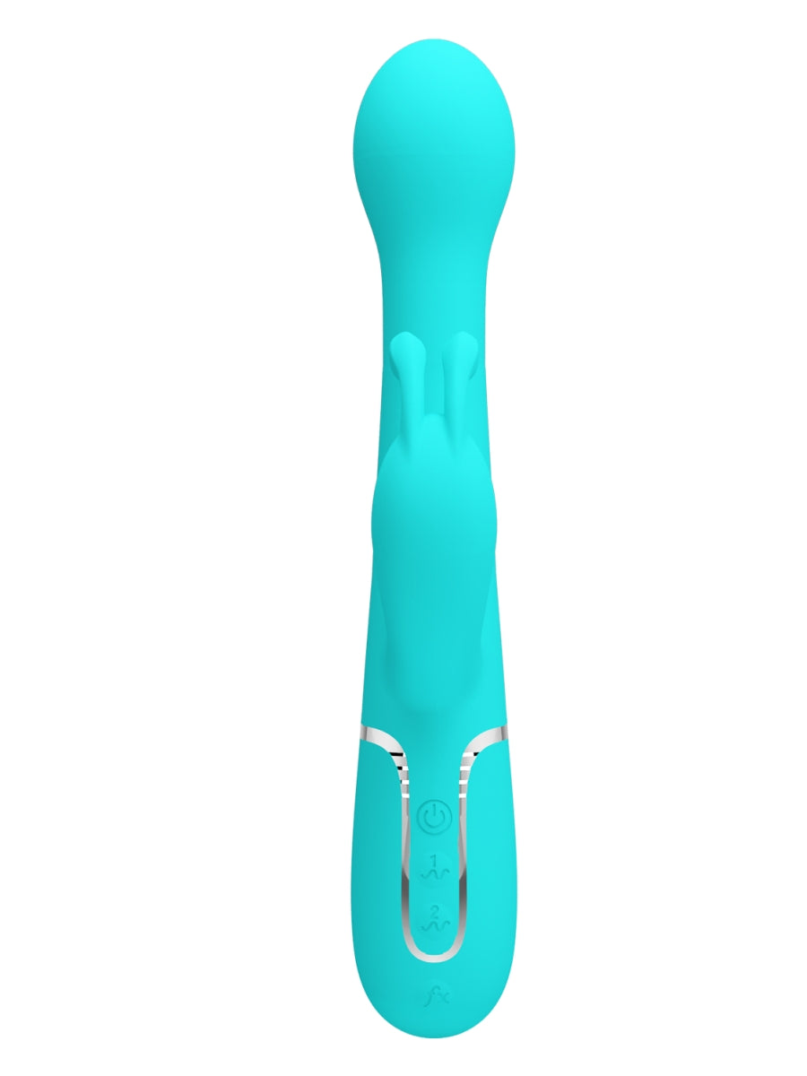 Pretty Love Dejon 3 in 1 Rabbit Vibrator Teal
