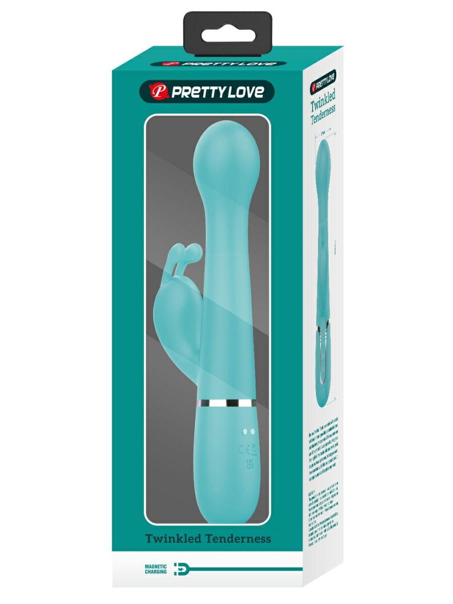 Pretty Love Dejon 3 in 1 Rabbit Vibrator Teal