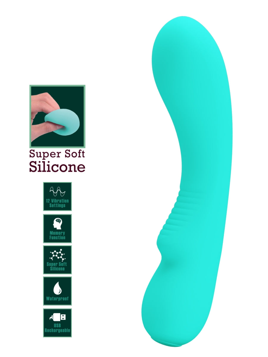 Pretty Love Matt Vibrator Aqua