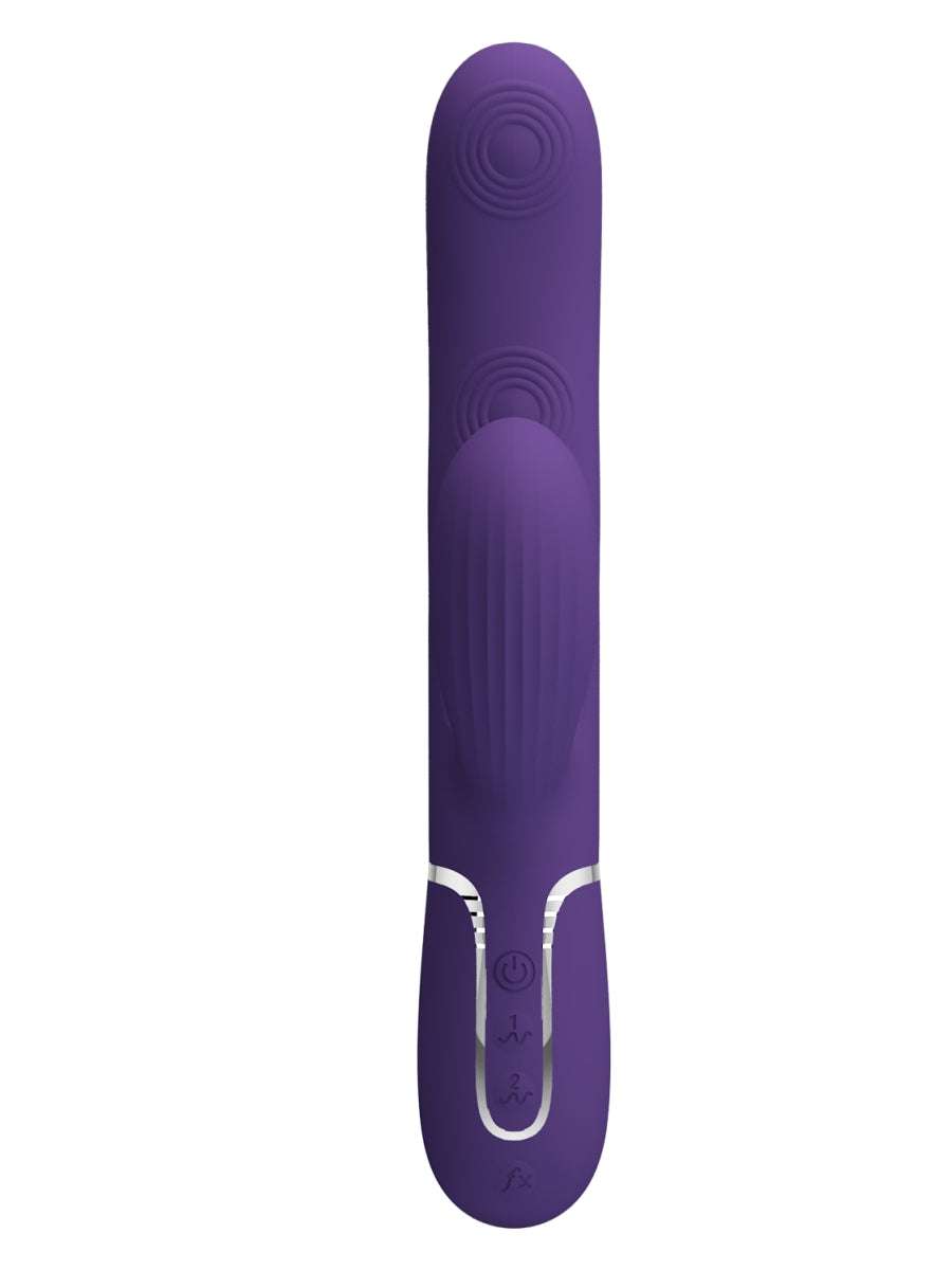 Pretty Love Perdita 3 In 1 Rabbit Vibrator Purple