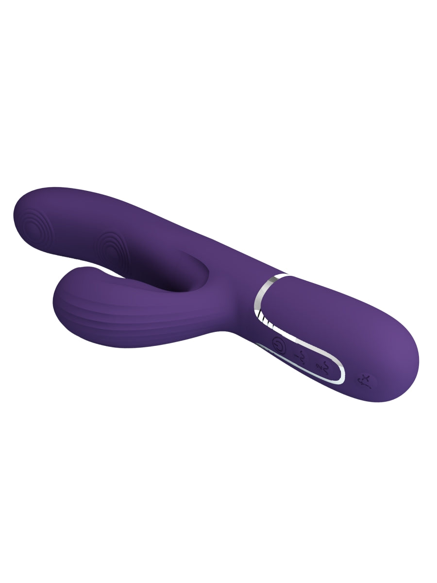 Pretty Love Perdita 3 In 1 Rabbit Vibrator Purple