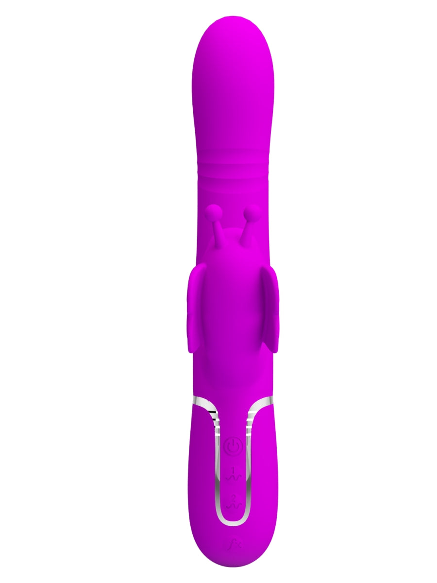 Pretty Love Ridgely 4 In 1 Rabbit Vibrator Magenta