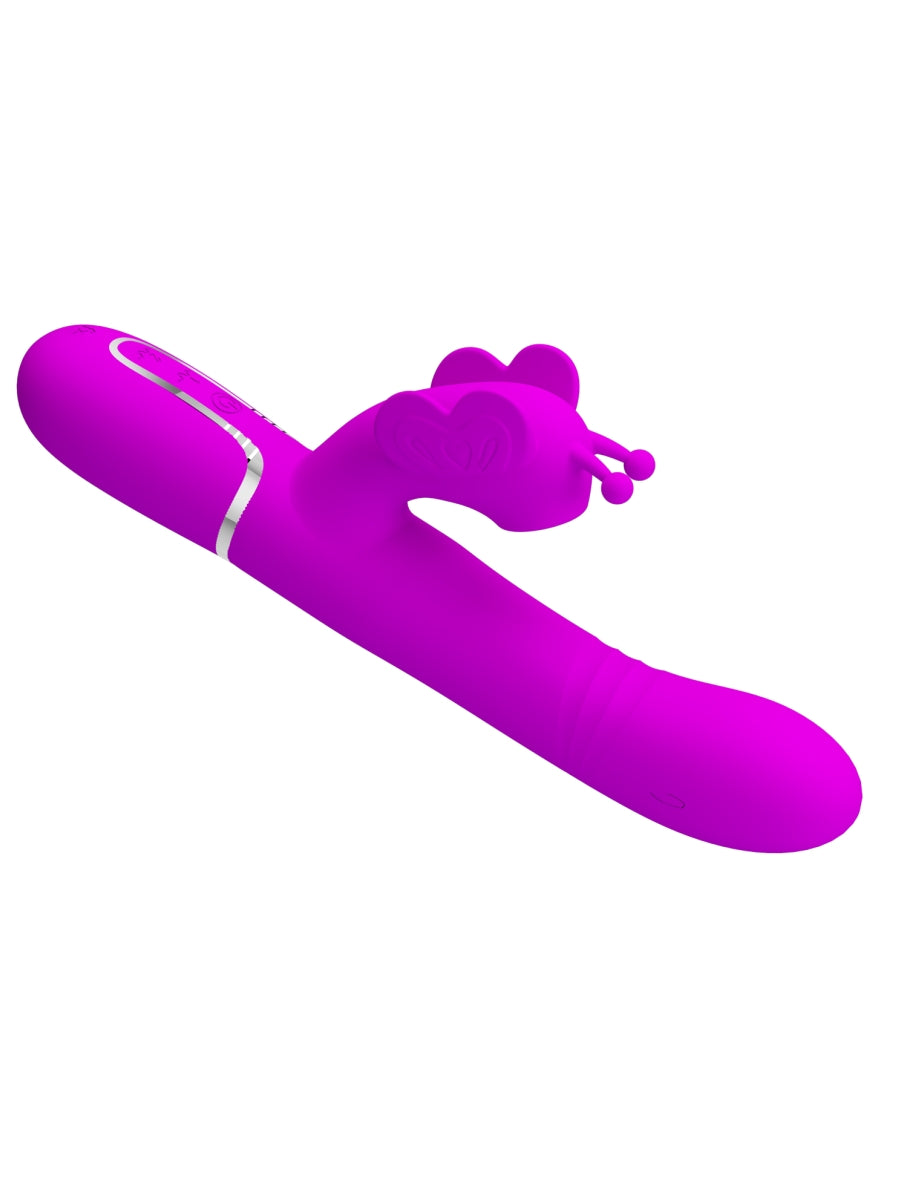 Pretty Love Ridgely 4 In 1 Rabbit Vibrator Magenta
