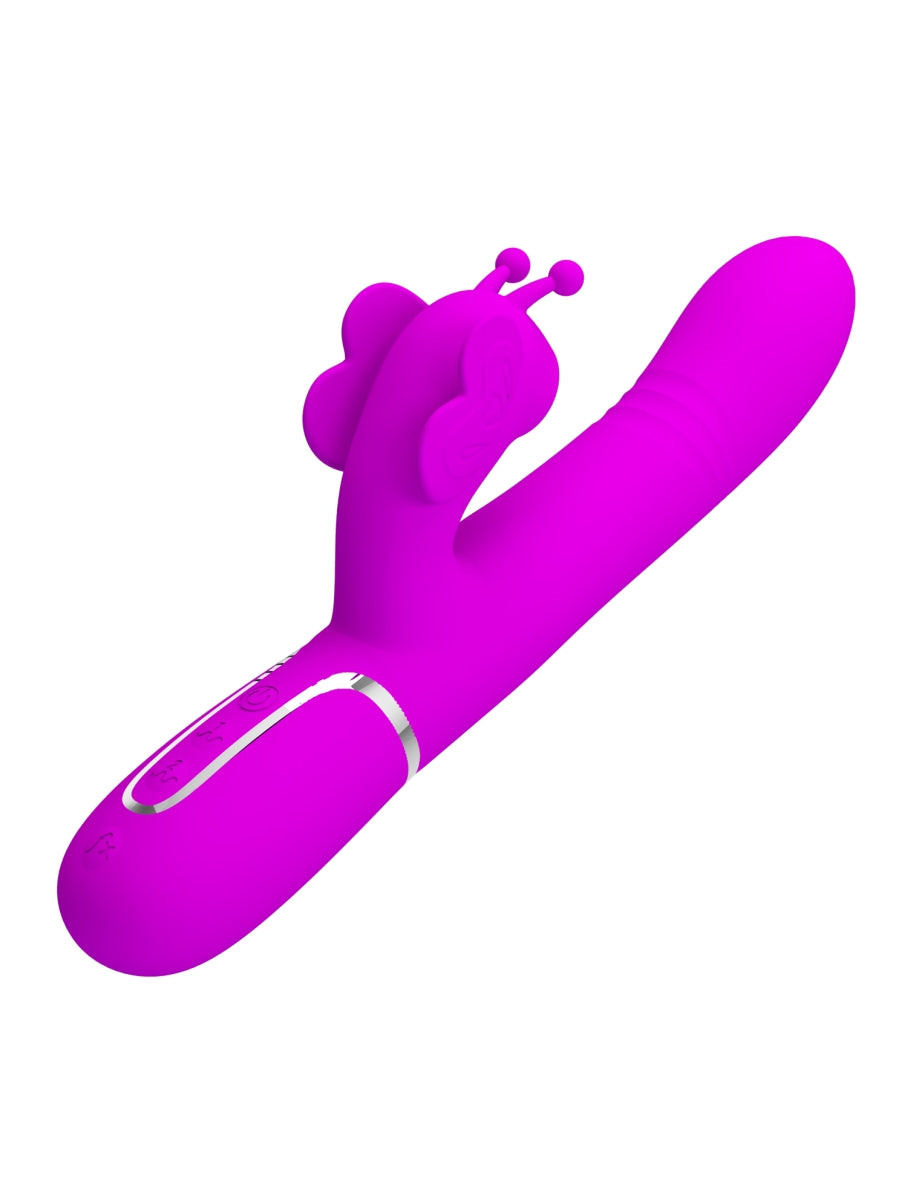 Pretty Love Ridgely 4 In 1 Rabbit Vibrator Magenta