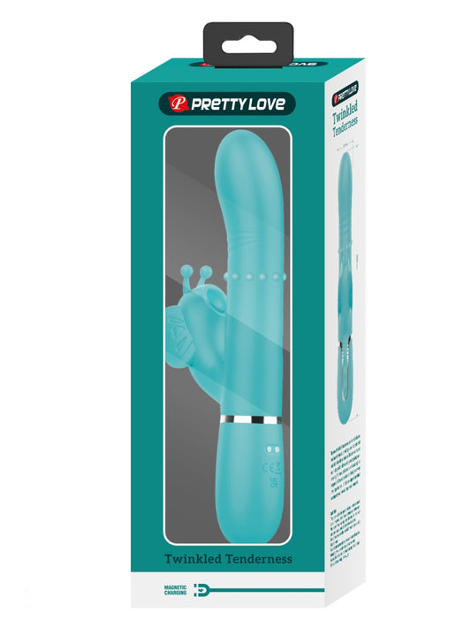 Pretty Love Ridgely 4 In 1 Rabbit Vibrator Teal