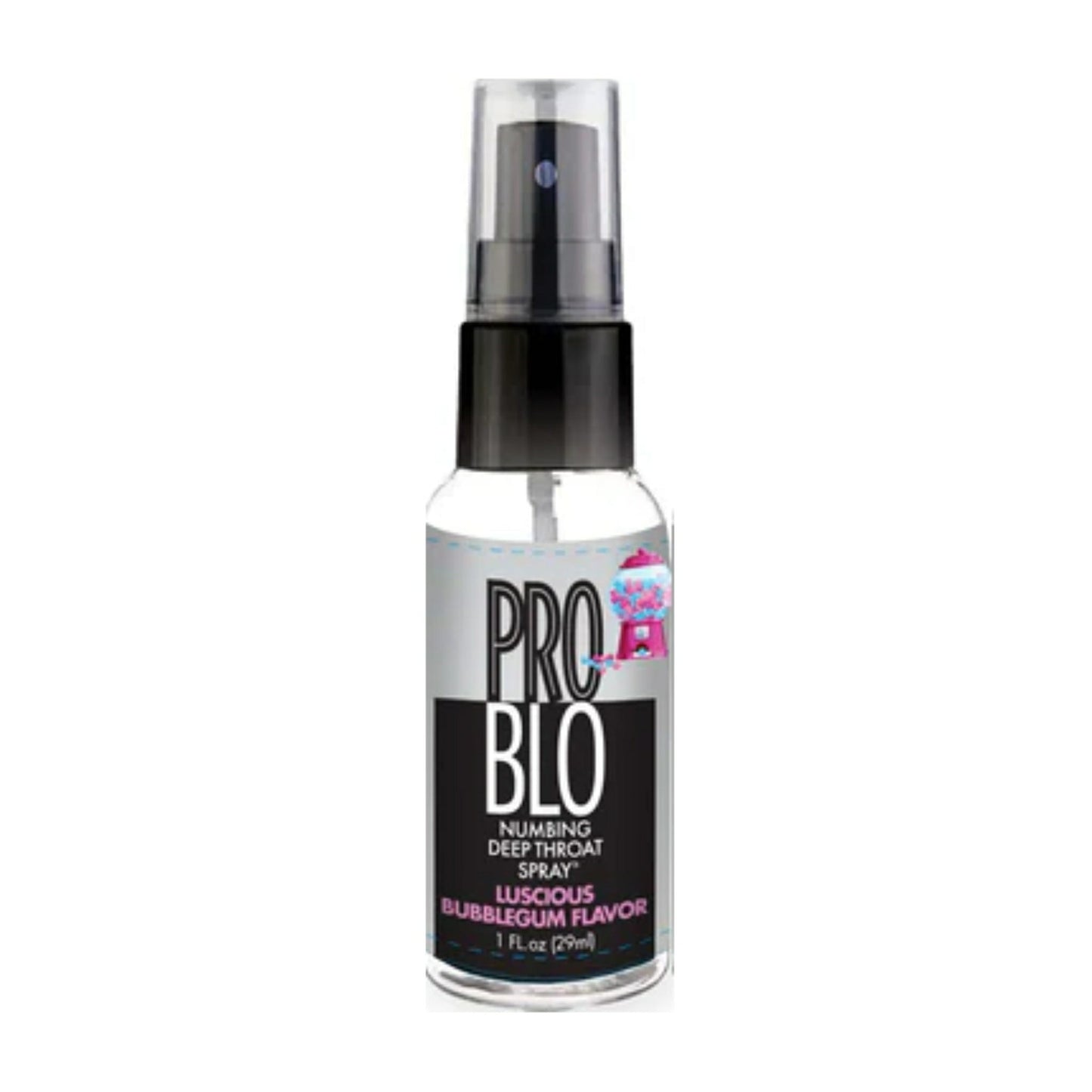 Pro Blo Throat Numbing Spray Bubblegum 29ml retail packaging