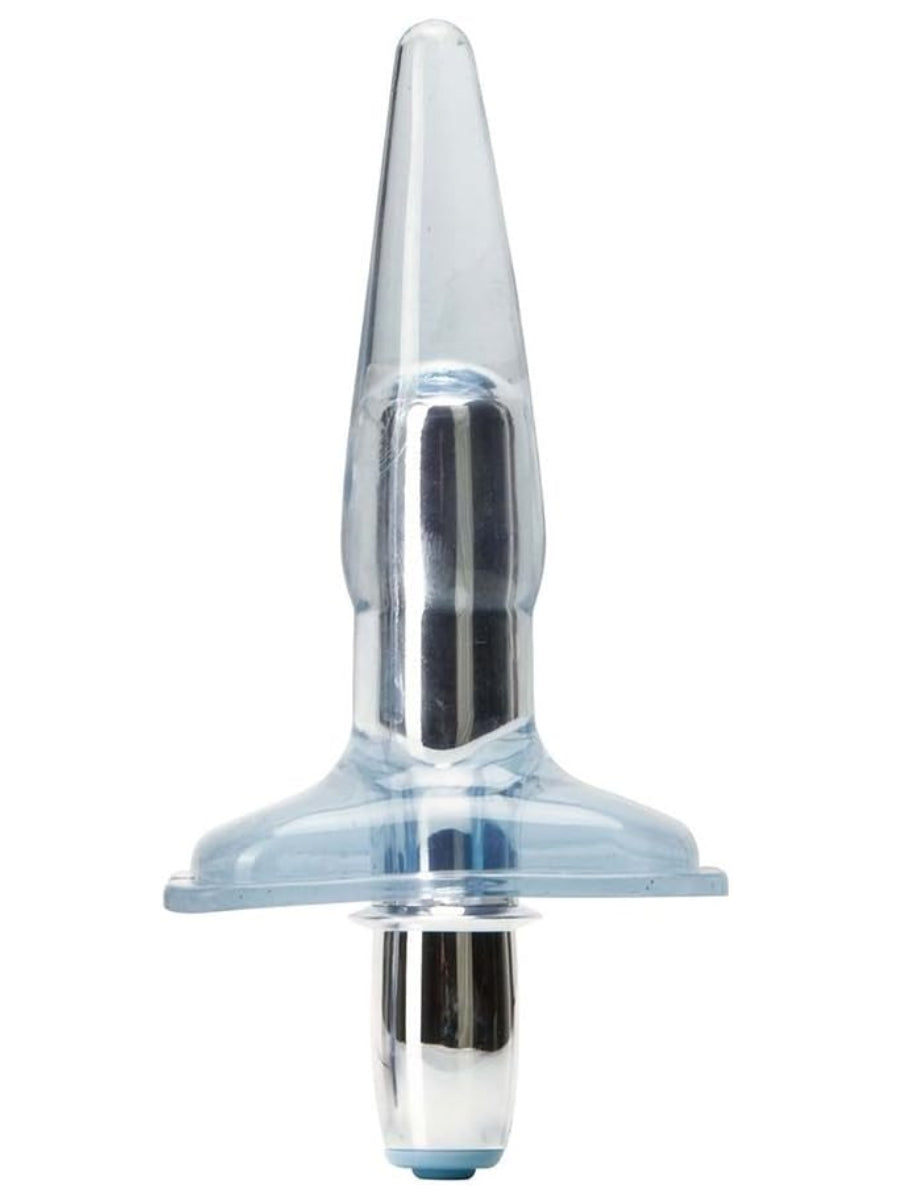 Purrfect Vibrating Anal Plug Blue