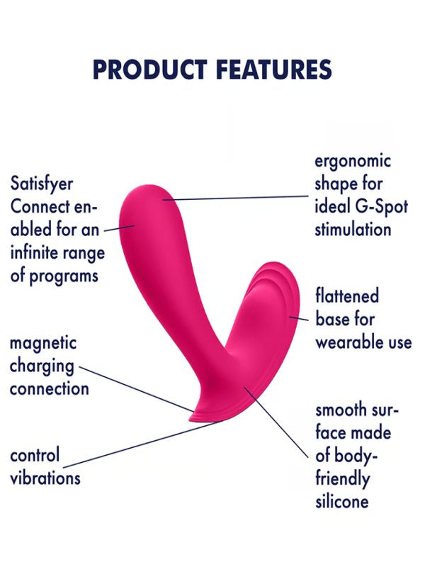 Satisfyer Top Secret Connect App Wearable Vibrator 5