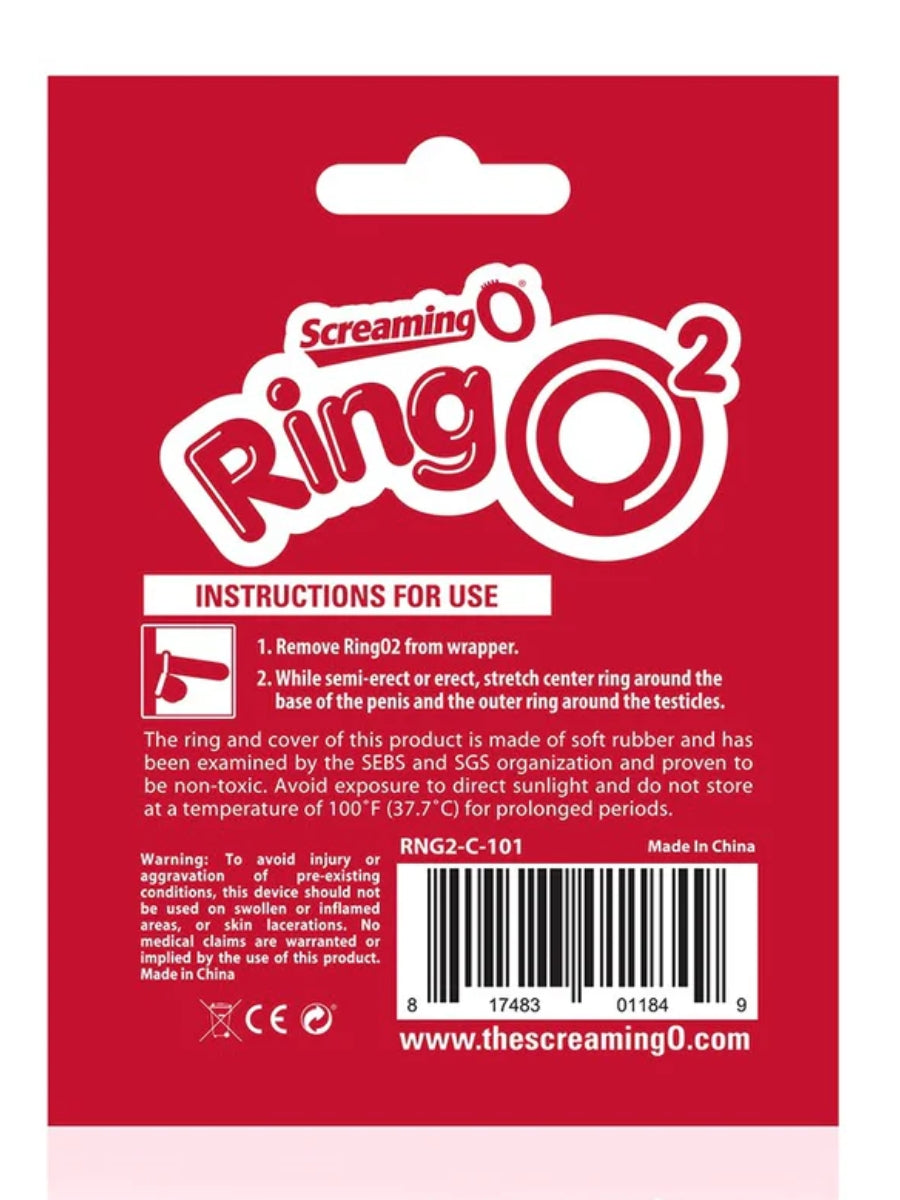 RingO 2 Cock Ring Clear 5