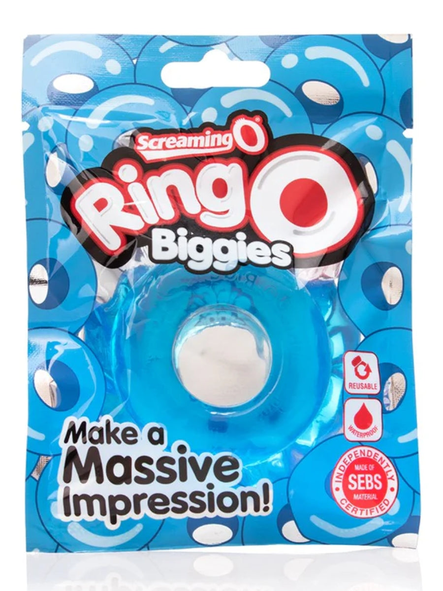 ScreamingO RingO Biggies Cock Ring Blue 1