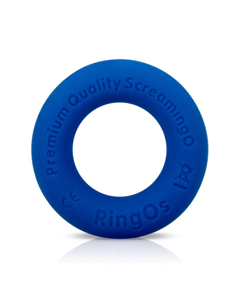 RingO Ritz Silicone Cock Ring Small Blue 2